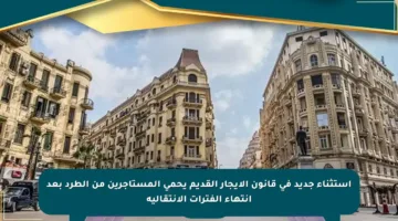 استثناء جديد في قانون الإيجار القديم يحمي المستأجرين من الطرد بعد انتهاء الفترات الانتقالية